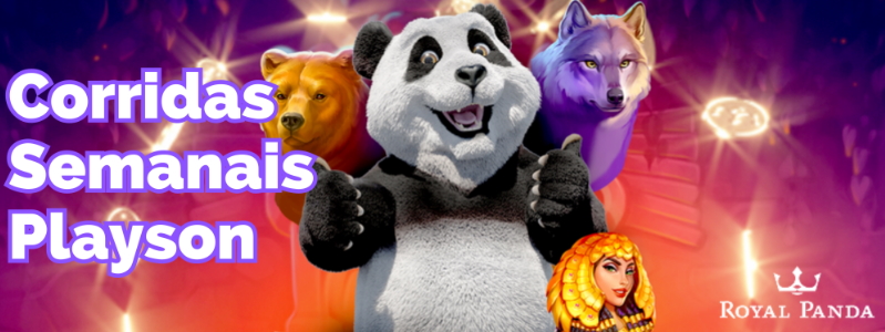 Royal Panda agita maio com o final das Corridas Playson | Caça-Níqueis