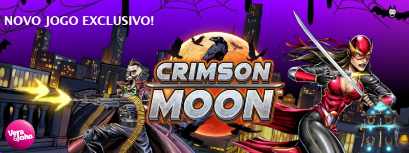 Vera & John protege a noite da cidade no Crimson Moon | Caça-níqueis